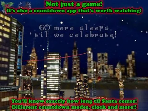 Изображение игры: Santa in the City 3D Christmas Game + Countdown FREE