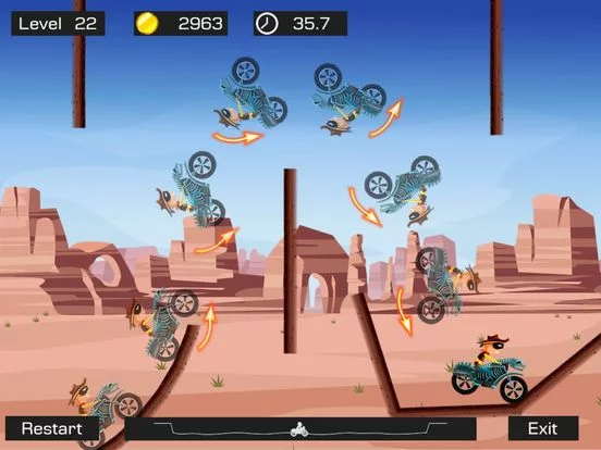 Изображение игры: Top Bike Lite - Best Motorcycle Stunt Racing Game