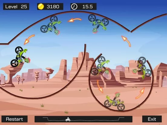 Изображение игры: Top Bike - Best Motorcycle Stunt Racing Game
