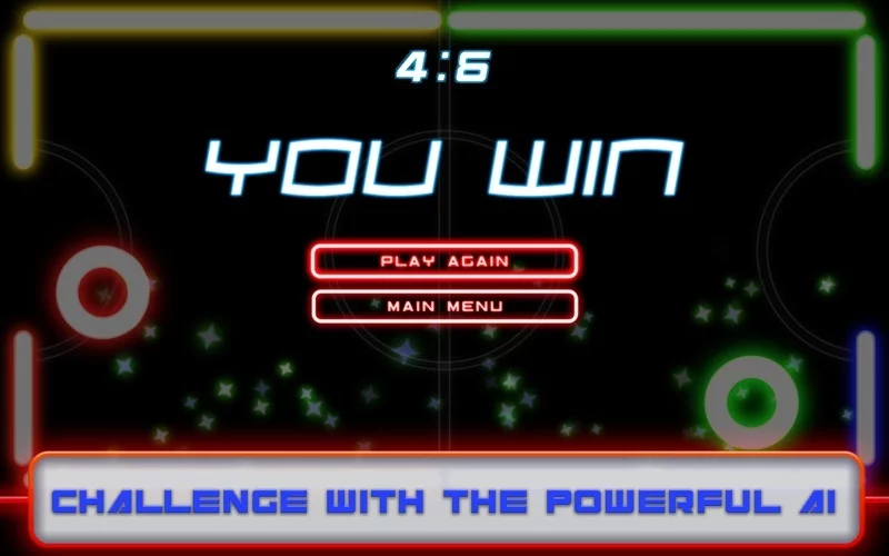 Изображение игры: Glow Air Hockey