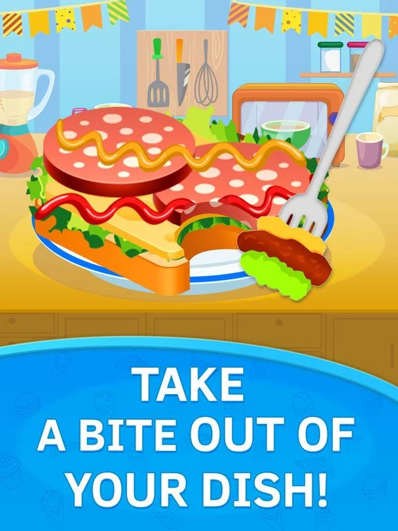 Изображение игры: Burger Chef. Kitchen Game for Toddlers. Premium