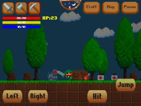Изображение игры: Pixel Survival