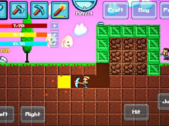 Изображение игры: Crafter 2D