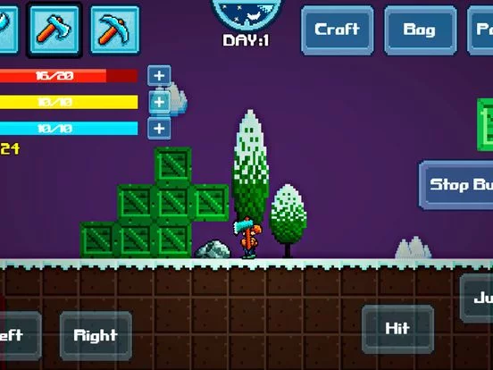 Изображение игры: Crafter 2D