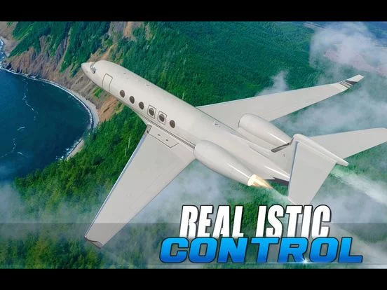 Изображение игры: Real Airplane Pilot Flight Simulator Game for free