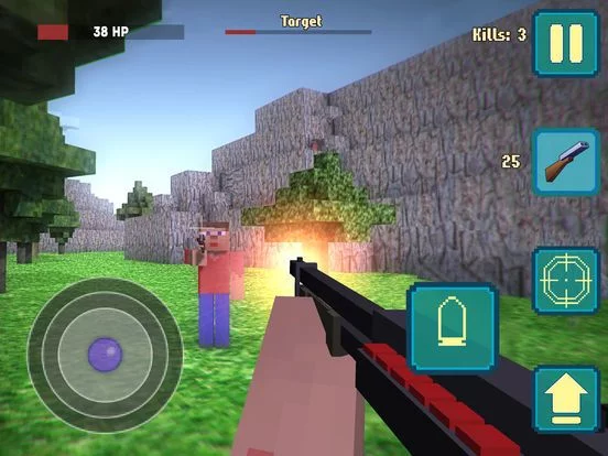 Изображение игры: Cube Battle World War Survival