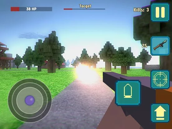 Изображение игры: Cube Battle World War Survival