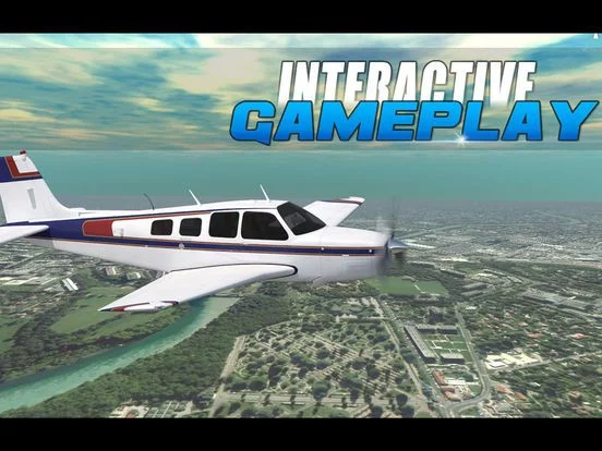 Изображение игры: Real Airplane Pilot Flight Simulator Game for free