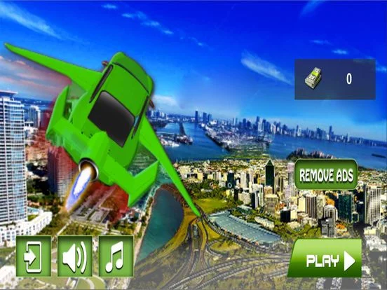 Изображение игры: Flight Xtreme Car 3d Stunt