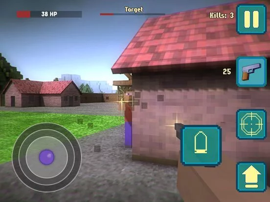Изображение игры: Cube Battle World War Survival