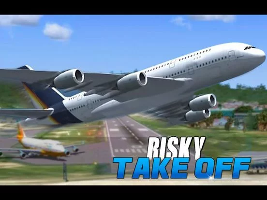 Изображение игры: Real Airplane Pilot Flight Simulator Game for free