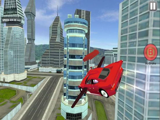 Изображение игры: Flight Xtreme Car 3d Stunt