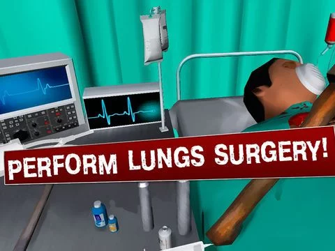 Изображение игры: Lungs Surgery Simulator 3D