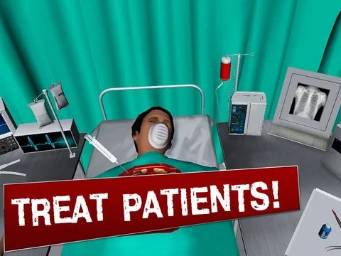 Изображение игры: Lungs Surgery Simulator 3D