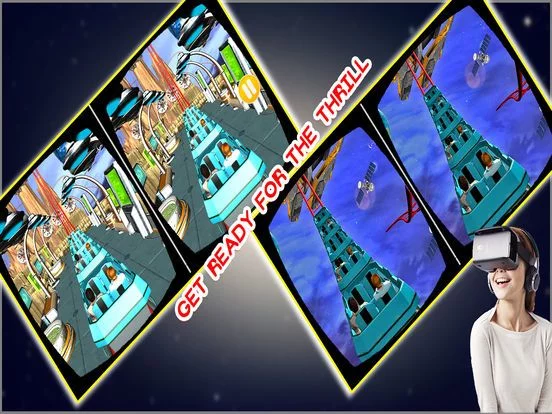 Изображение игры: VR Space Roller Coaster 2017: Space Visit 3d
