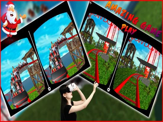 Изображение игры: 3d VR Roller Coaster: Climb-ing Simulator