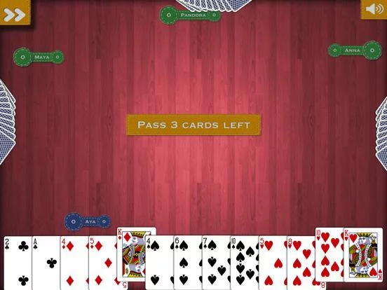 Изображение игры: Hearts: single & multiplayer