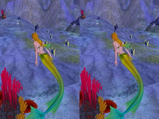 Изображение игры: VR Chase Little Flappy Underwater Mermaid