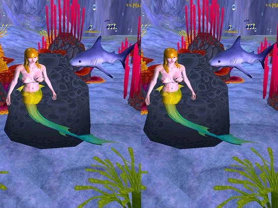 Изображение игры: VR Chase Little Flappy Underwater Mermaid
