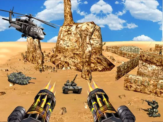 Изображение игры: Military Gunship Strike: Helicopter Battle Attack Free