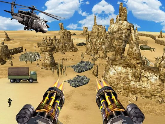 Изображение игры: Military Gunship Strike: Helicopter Battle Attack Free