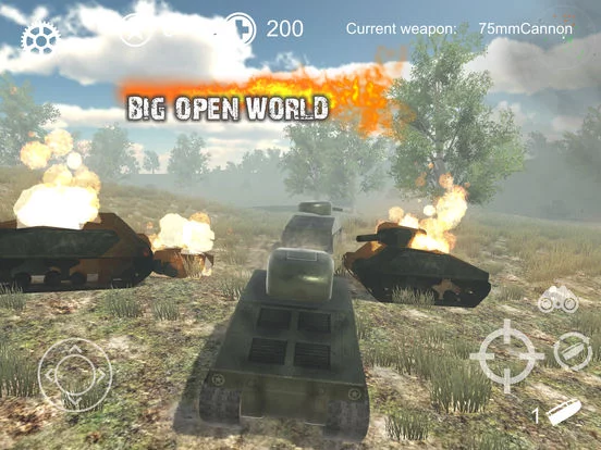 Изображение игры: Realistic Battle Tank
