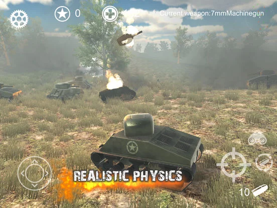Изображение игры: Realistic Battle Tank