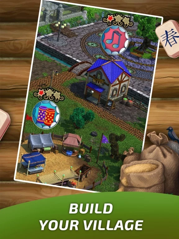 Изображение игры: Mahjong Village