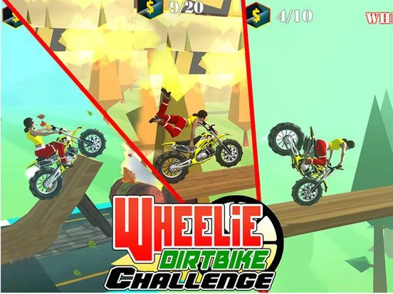 Изображение игры: Wheelie Stunt Bike Challenge