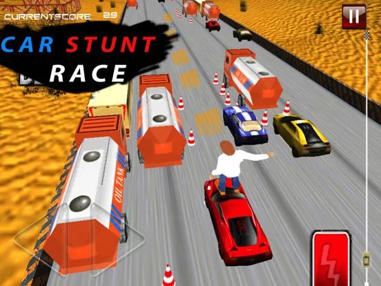 Изображение игры: Car Stunt Race: Fun Racing