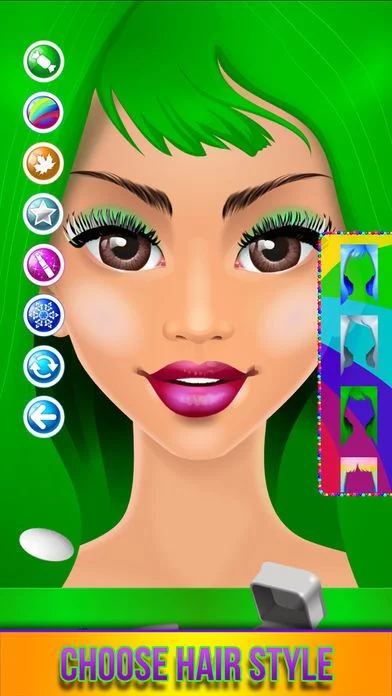 Изображение игры: Make-Up Touch Themes - Makeup Christmas Games