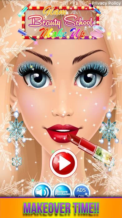 Изображение игры: Make-Up Touch Themes - Makeup Christmas Games