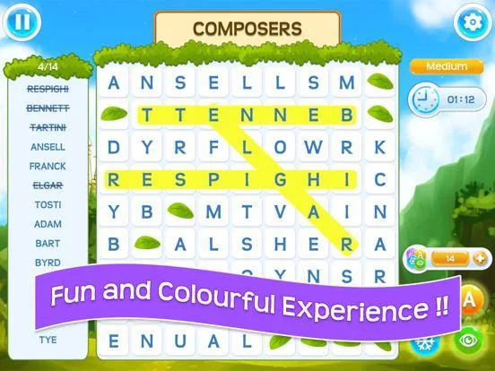 Изображение игры: ReWordz: Word Search Puzzles