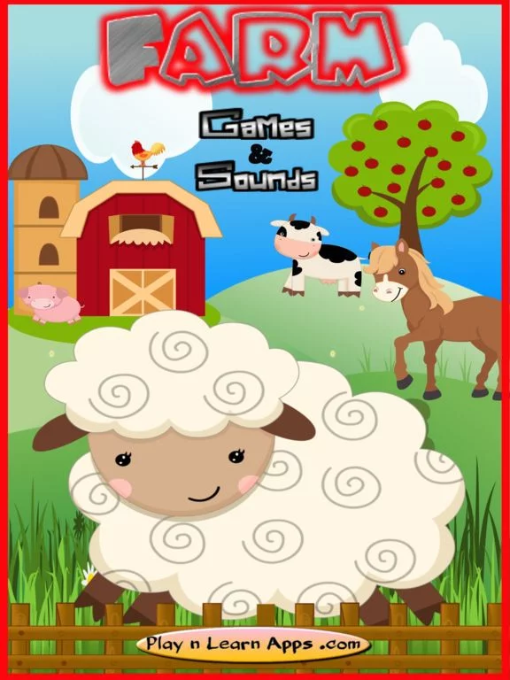 Изображение игры: Barnyard Farm Animal Sounds Puzzles Games For Toddlers Free