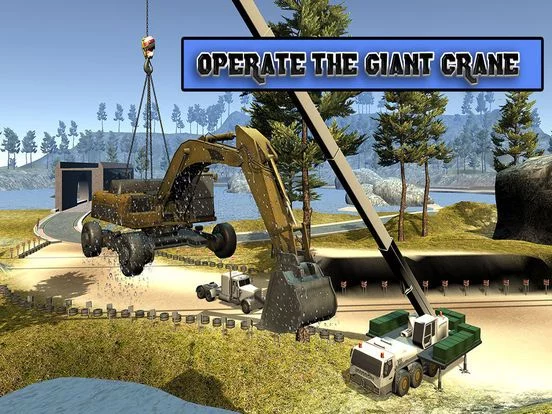 Изображение игры: Stuck Excavator: Crane Rescue