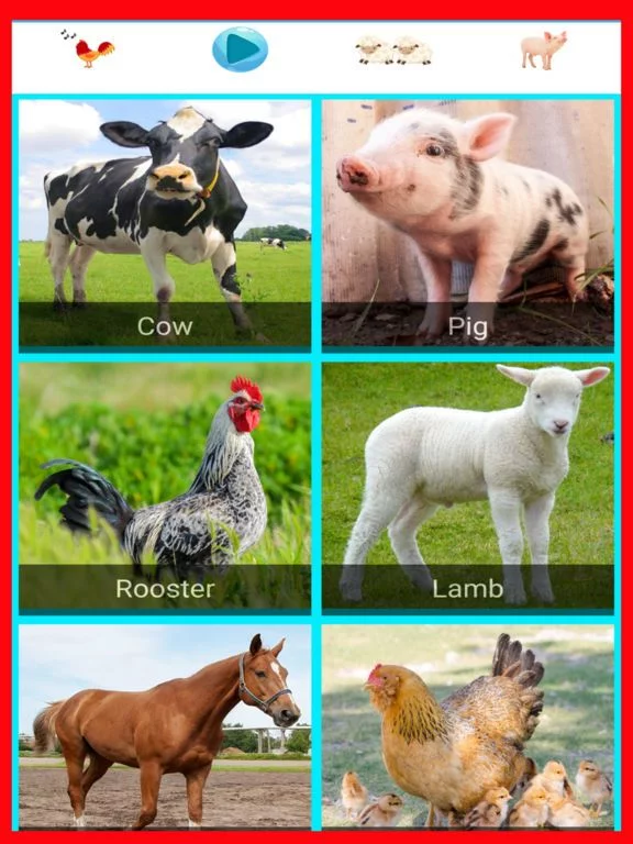 Изображение игры: Barnyard Farm Animal Sounds Puzzles Games For Toddlers Free