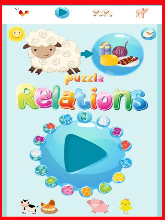 Изображение игры: Barnyard Farm Animal Sounds Puzzles Games For Toddlers Free