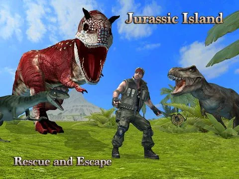 Изображение игры: Jurassic Island Rescue and Escape Pro