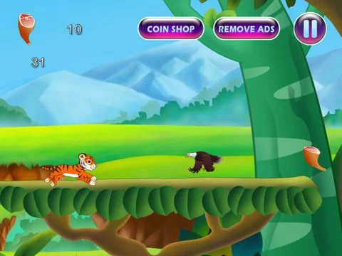 Изображение игры: Jungle Journey: Tiger Run
