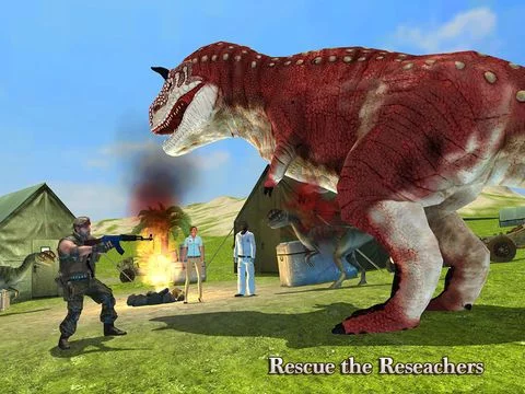 Изображение игры: Jurassic Island Rescue and Escape Pro