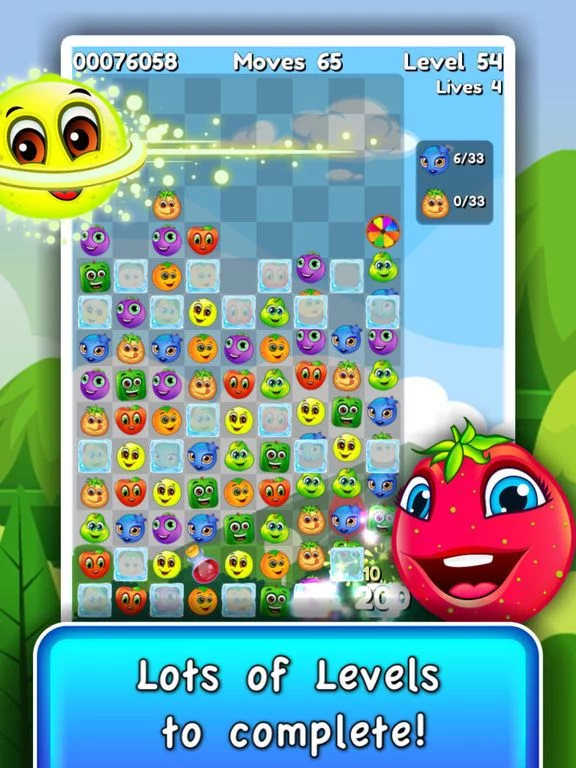 Изображение игры: Frenzy Fruits Toy Match - Super blast 3 heroes