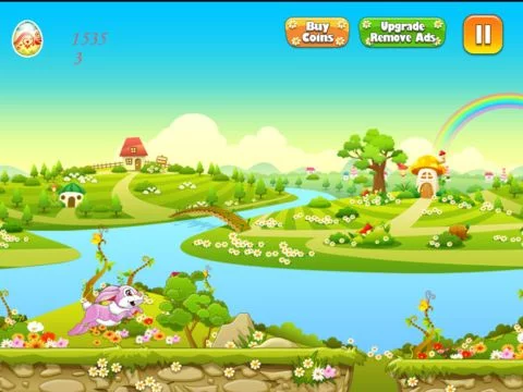 Изображение игры: Easter Bunny Egg Hunt Run and Jump Collect them All