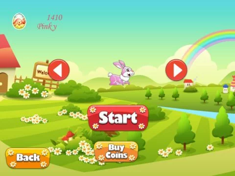 Изображение игры: Easter Bunny Egg Hunt Run and Jump Collect them All