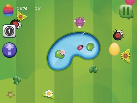 Изображение игры: A Free Kids Easter Bunny Egg Hunting Game - Free version