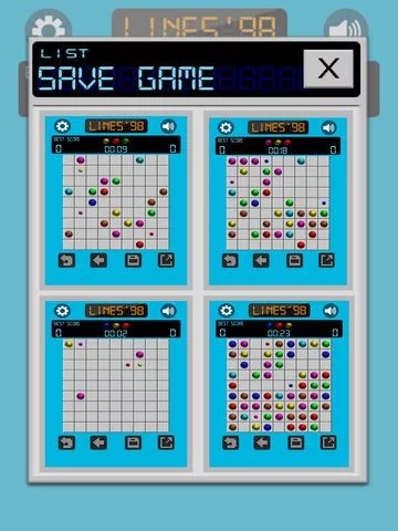 Изображение игры: Lines 98 - Color Balls Classic