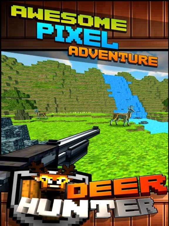 Изображение игры: Wild Deer Hunt-ing Survival Pixel World 2016 - Mini Hunter