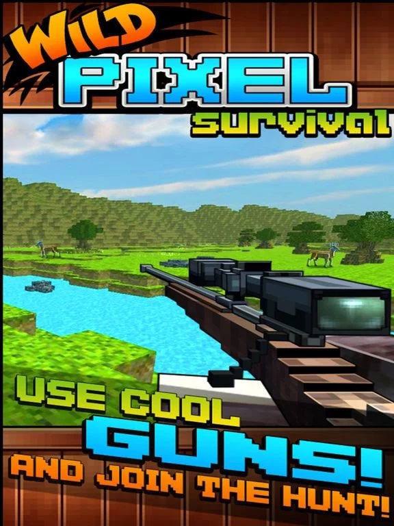 Изображение игры: Wild Deer Hunt-ing Survival Pixel World 2016 - Mini Hunter