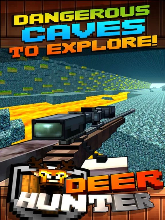 Изображение игры: Wild Deer Hunt-ing Survival Pixel World 2016 - Mini Hunter