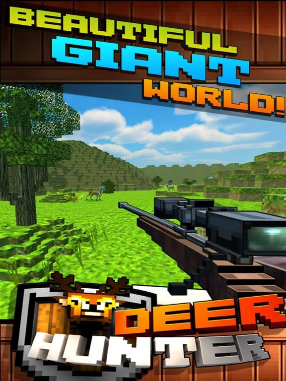 Изображение игры: Wild Deer Hunt-ing Survival Pixel World 2016 - Mini Hunter