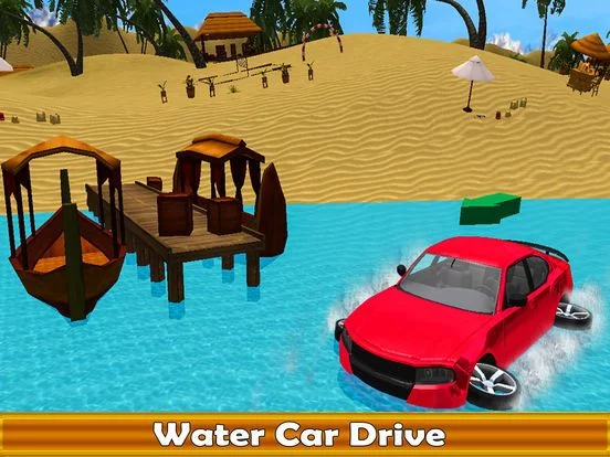 Изображение игры: Water Surfing Car Racer